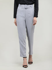 Women Solid Office Wear Formal Trouser