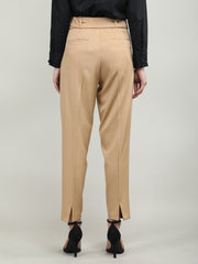 Women Solid Office Wear Formal Trouser