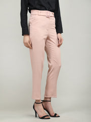 Women Solid Office Wear Formal Trouser