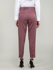 Women Solid Office Wear Formal Trouser