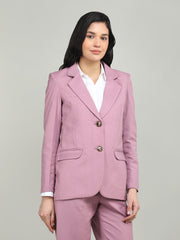 Women Solid Single-Breasted Blazer