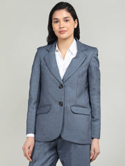 Women Solid Single-Breasted Blazer