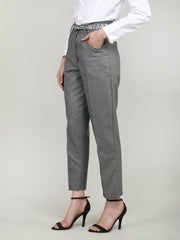 Women Solid Office Wear Formal Trouser