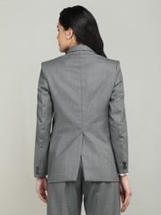 Women Solid Single-Breasted Blazer