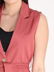 Women Solid Single-Breasted Blazer