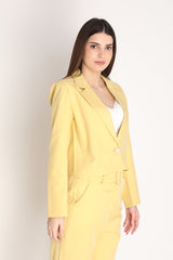 Women Solid Single-Breasted Blazer