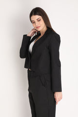 Women Solid Single-Breasted Blazer