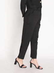 Women Solid Office Wear Formal Trouser