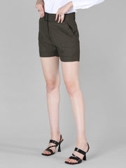 Regular Fit Casual Shorts for Women