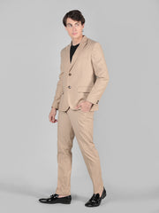 Men's Regular Fit 2-Piece Suit Two Button Blazer with Pants Set