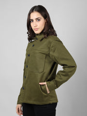 Women Causal Shacket For Winter