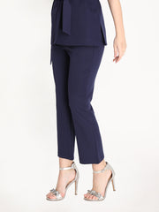 Women Solid Office Wear Formal Trouser