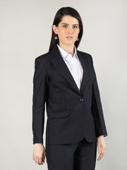 Women Solid Single-Breasted Blazer