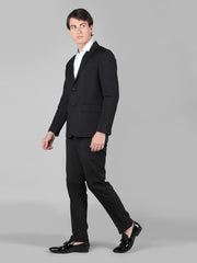 Men's Regular Fit 2-Piece Suit Two Button Blazer with Pants Set