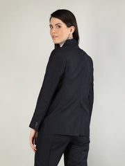 Women Solid Single-Breasted Blazer