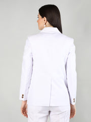 Women Solid Single-Breasted Blazer