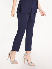 Women Solid Office Wear Formal Trouser