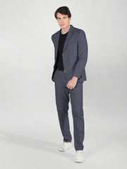 Men's Regular Fit 2-Piece Suit Two Button Blazer with Pants Set