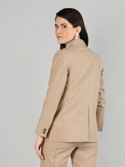 Women Solid Single-Breasted Blazer