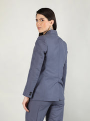 Women Solid Single-Breasted Blazer