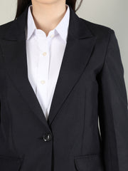 Women Solid Single-Breasted Blazer