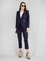 Women Solid Office Wear Formal Trouser