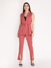 Women Solid Office Wear Formal Trouser