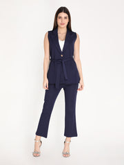 Women Solid Office Wear Formal Trouser