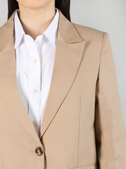 Women Solid Single-Breasted Blazer