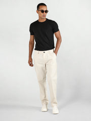 Men Slim Fit Solid Regular Trouser