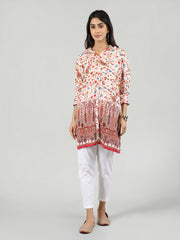 Women Printed Embroidered Kurti