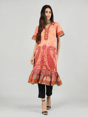 Women Printed Embroidered Kurti