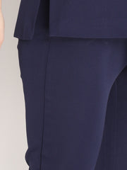 Women Solid Office Wear Formal Trouser