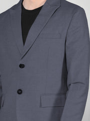 Men's Regular Fit 2-Piece Suit Two Button Blazer with Pants Set