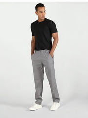 Men Slim Fit Solid Regular Trouser