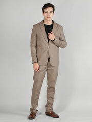 Men Slim Fit Solid Regular Trouser